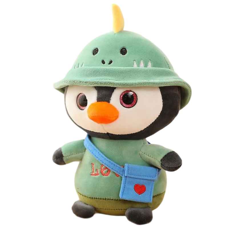 Spanker 20 Cm Transform Penguin Plush Toy | Soft Green | Gift for Kids