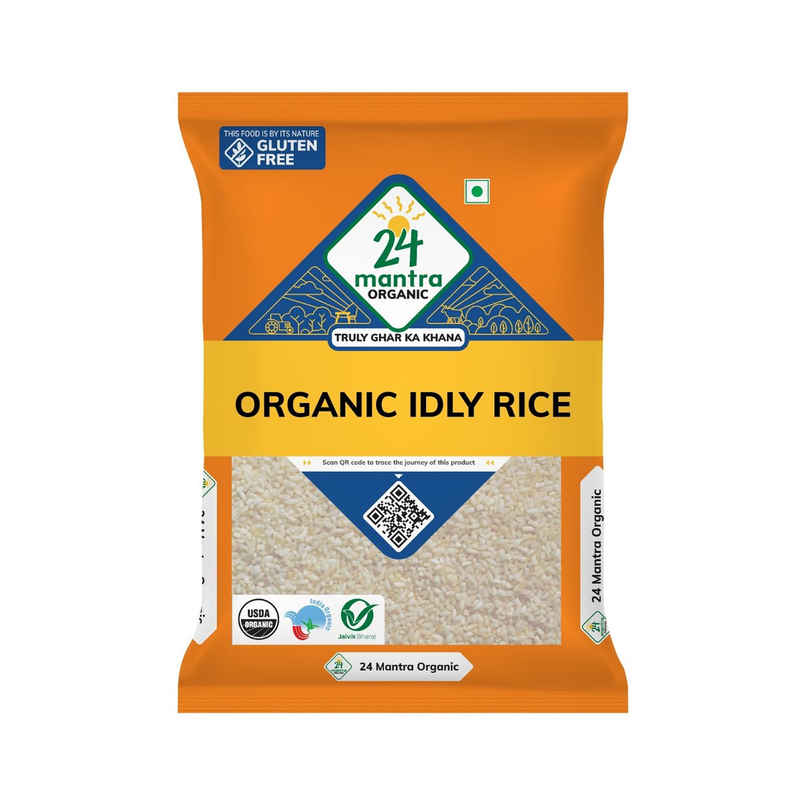 24 Mantra Organic Idly Rice | Small Grain