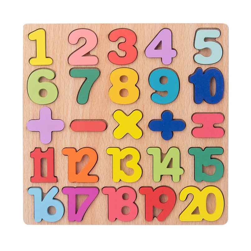 Kidology Wooden Puzzles for Toddlers Kids | Number Puzzle | Colour Matching Puzzles Board