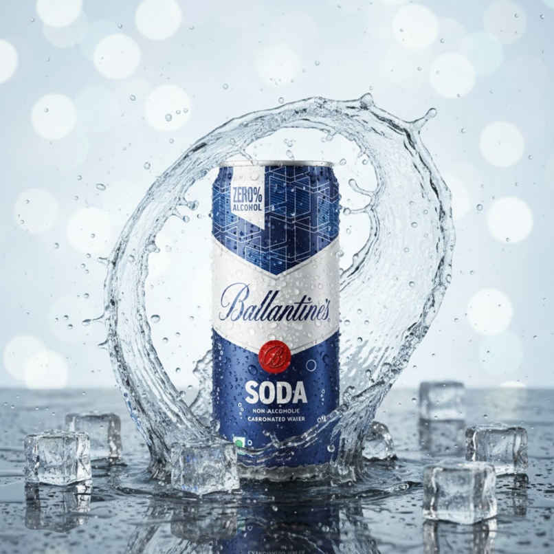 Ballantines Non-Alcoholic Carbonated Soda Water