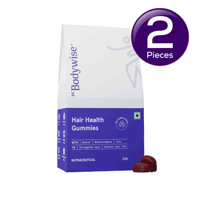 Be Bodywise 30 mcg Biotin Hair Gummies | Stronger Hair & Nails Combo Be Bodywise 30 mcg Biotin Hair Gummies | Stronger Hair & Nails Combo