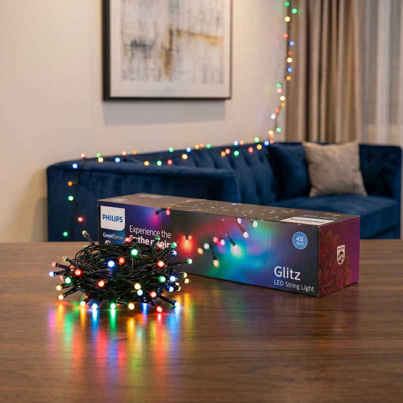 Philips Glitz String Light 48LED - 10M - RBRG Philips Glitz String Light 48LED - 10M - RBRG