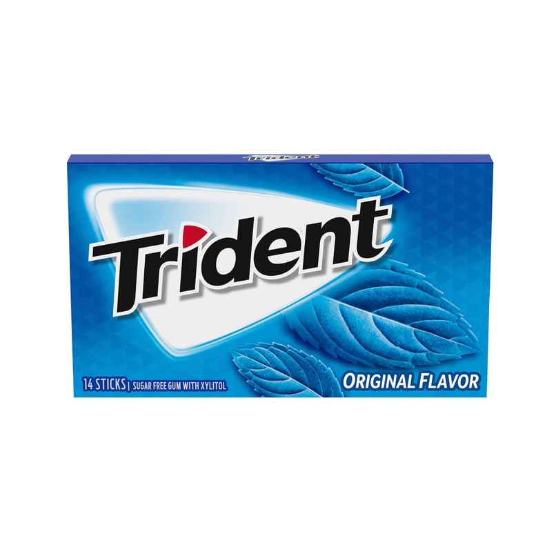 Trident Sugar Free Chewing Gum Original Flavor Trident Sugar Free Chewing Gum Original Flavor