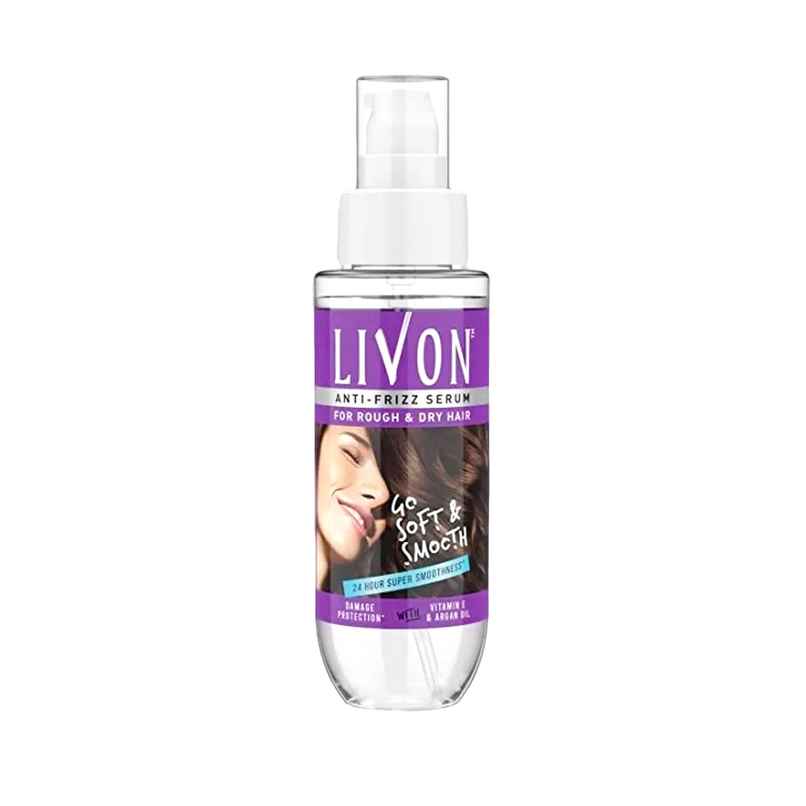Livon Serum For Dry & Rough Hair For 24 Hour Frizz-Free Smoothness