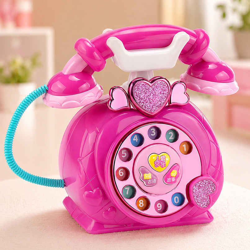 Toyshine Vintage Multifunctional Rotary Landline Phone Toy For Kids Toyshine Vintage Multifunctional Rotary Landline Phone Toy For Kids