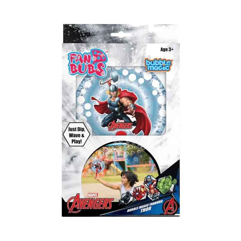 Bubble Magic FanBubs Thor - Bubble Maker Toy (Ages 3+) Bubble Magic FanBubs Thor - Bubble Maker Toy (Ages 3+)