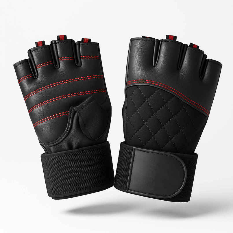 Spanker Sports Regular Gym Gloves for Men, Half-Finger Workout Gloves with Wrist Support Spanker Sports Regular Gym Gloves for Men, Half-Finger Workout Gloves with Wrist Support