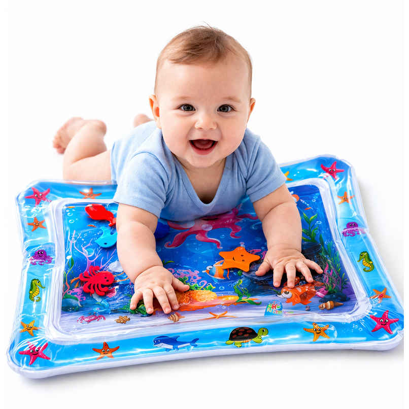 Toyshine Inflatable Water Play Mat for Babies, Multicolor
