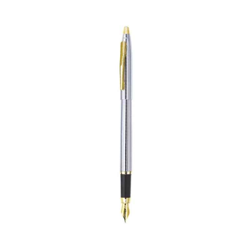 Pierre Cardin Kriss White Gold Fountain Pen