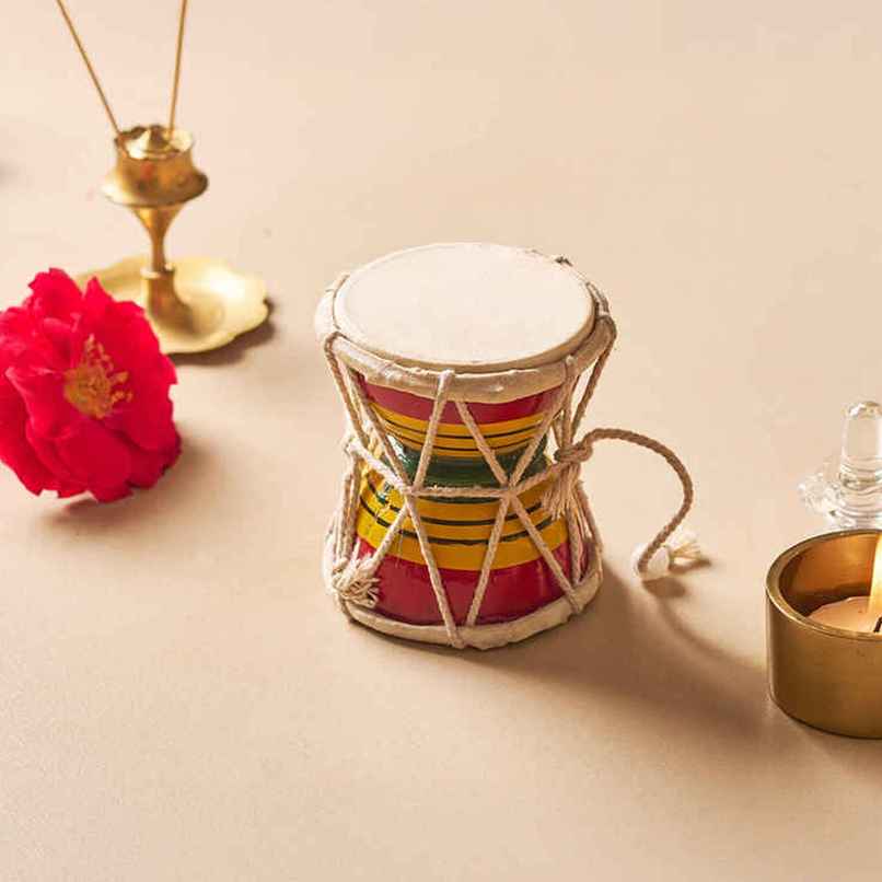 Handcrafted Wooden Damroo | Svasti Handcrafted Wooden Damroo | Svasti
