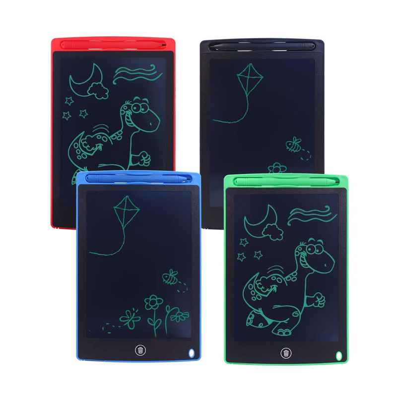 Toyshine 4 Pcs Lcd Writing Tablet Doodle Board For Kids Electronic Toys 8.5 In Colorful Lcd|3+ Year