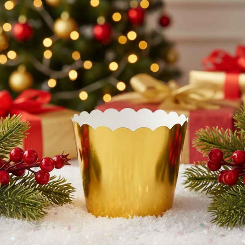 Soham Housewares Deep Paper Muffin Mould Baking | Big Cups | Multicolour