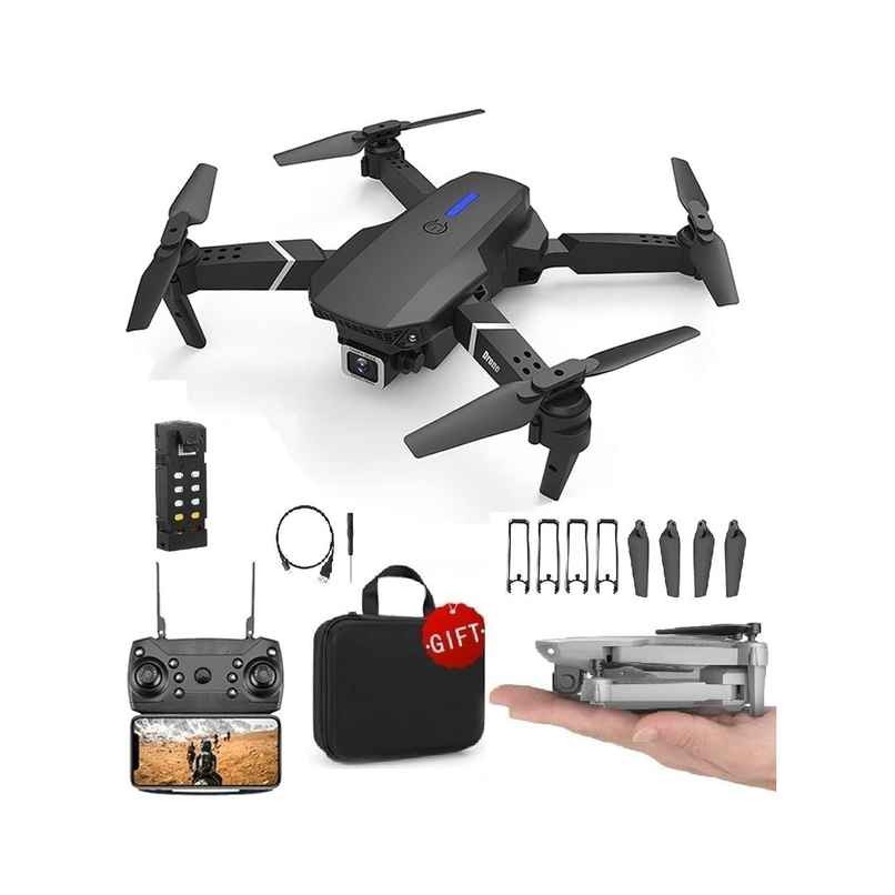 Toyshine Spider Drone With 1080P Camera1 Batteries One Key Take Hold Automatic Avoidance Multicolor