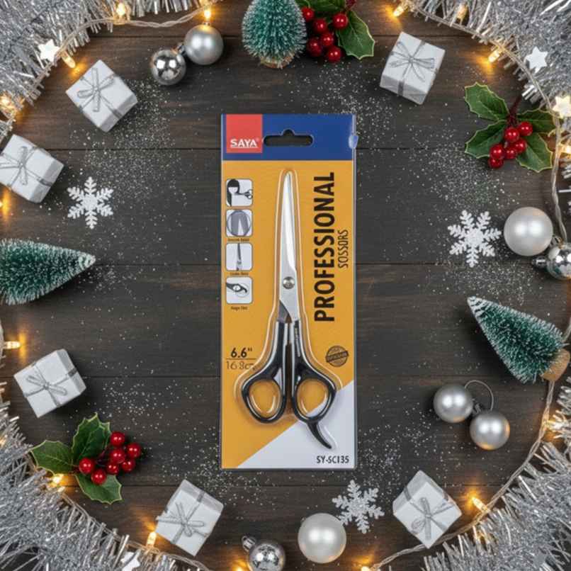 Saya Professional Barber Scissors - Hair Cutting Shears for Precision Styling
