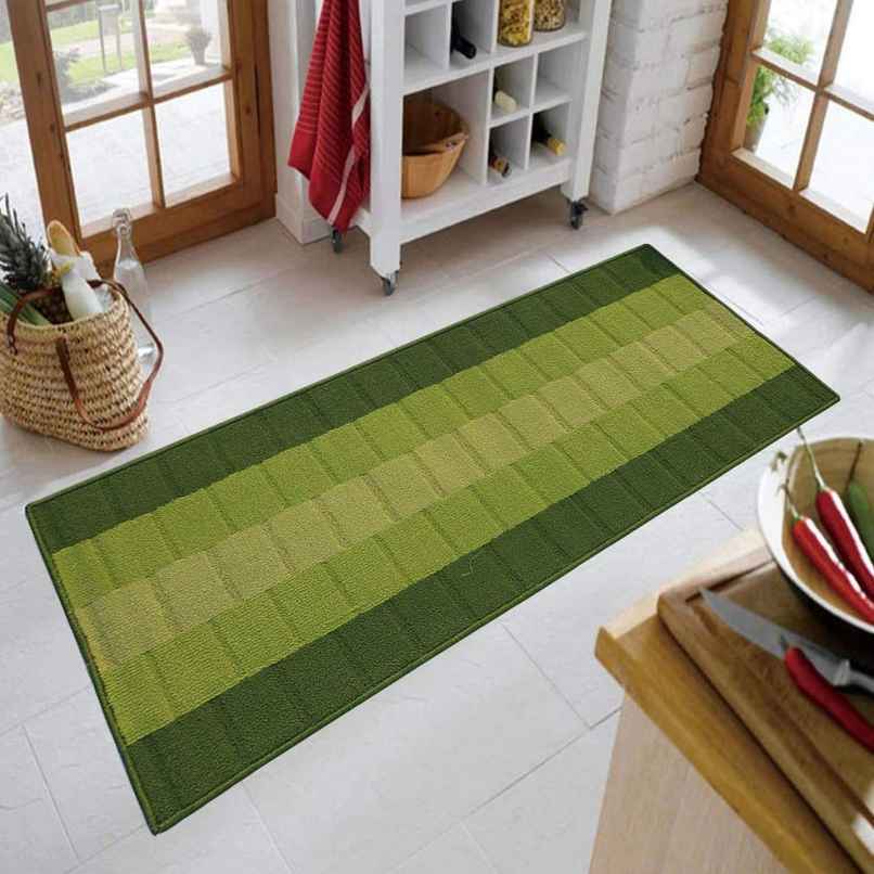Status Iris Anti- Skid Runner | 56 x 140 cm | Green