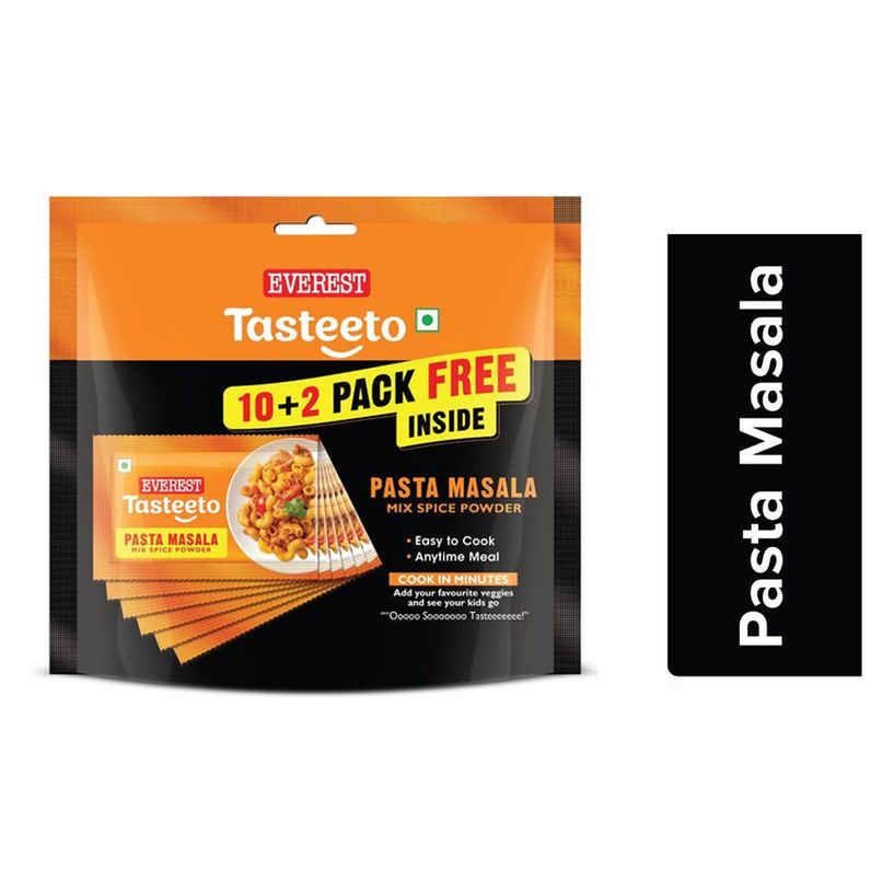 Everest Pasta Masala Pouch | Pack Of 7gm | 10 units and 2 units free Everest Pasta Masala Pouch | Pack Of 7gm | 10 units and 2 units free