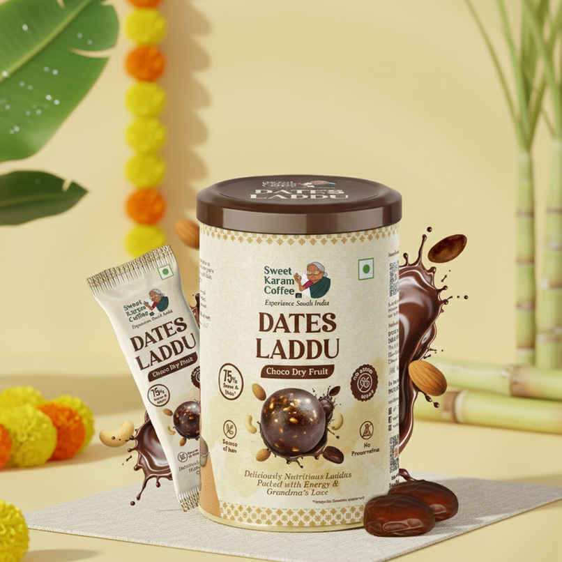 Dates Laddu (No Added Sugar) by Sweet Karam Coffee