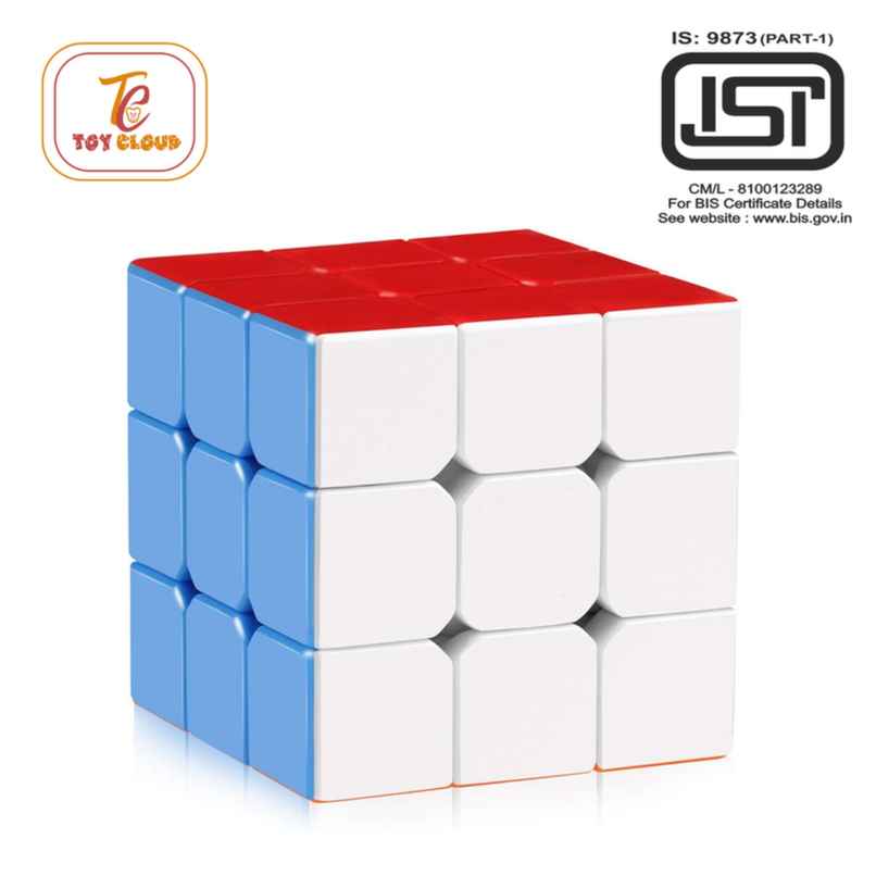 Toy Cloud High Speed Stickerless 3x3 Magic Rubic Cube Puzzle Maze for Kids,Return Gift, Indoor Game