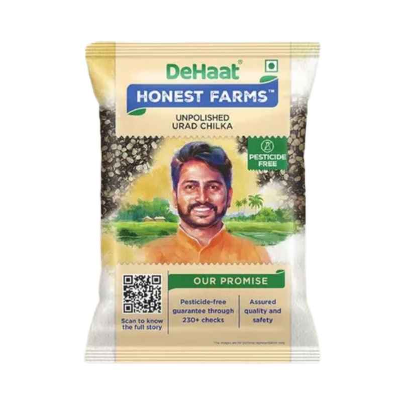 DeHaat HF Unpolished Urad Chilka Dal | Pesticide Free DeHaat HF Unpolished Urad Chilka Dal | Pesticide Free