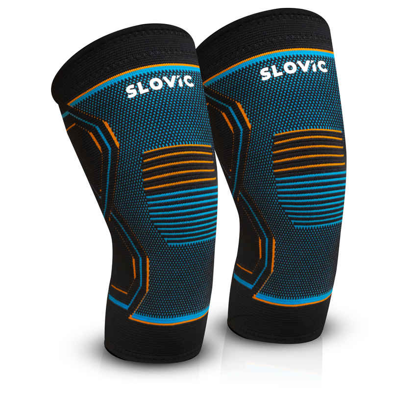 Slovic Large Knee Support Cap for Gym, Sports & Knee Joint Pain Relief - Unisex - Multicolour