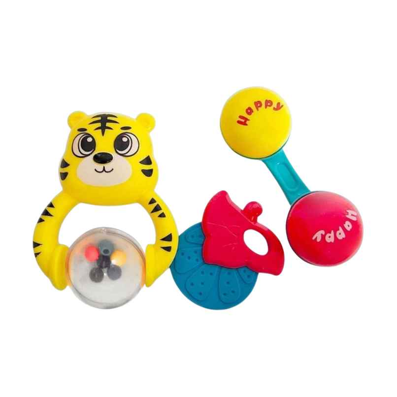 Fablue 3 Pieces Baby Rattles Toys Set, Infant Grab and Shake Rattle, Sensory Music Sound Rattle Toy Fablue 3 Pieces Baby Rattles Toys Set, Infant Grab and Shake Rattle, Sensory Music Sound Rattle Toy