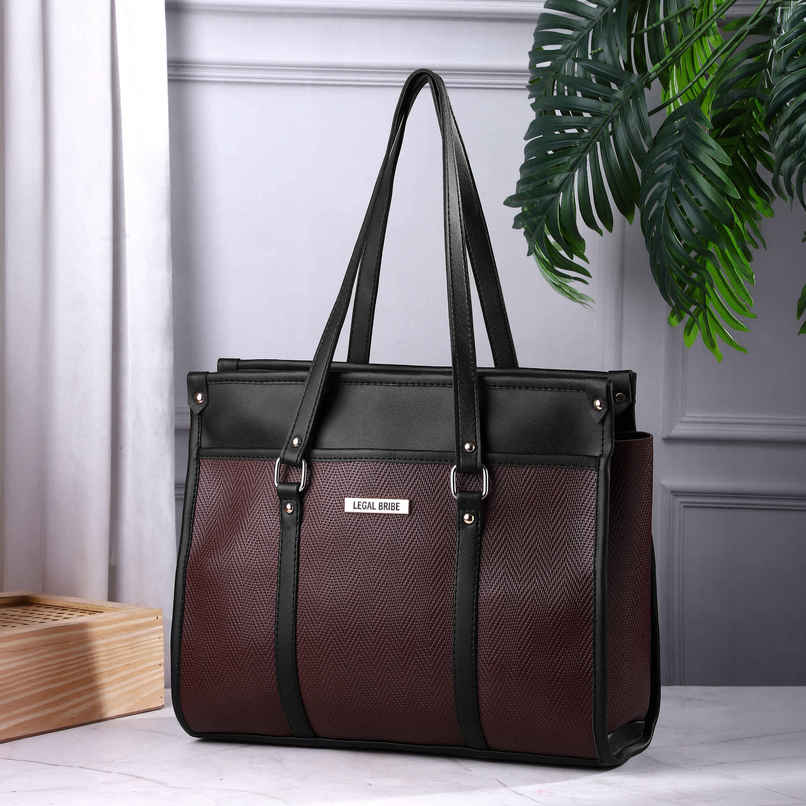 Legal Bribe Stunning Tote Bag | Brown | LB2075