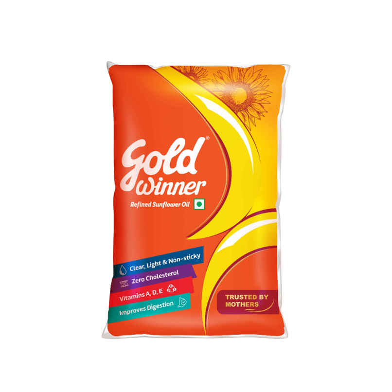 Gold Winner Refined Sunflower Oil - Pouch