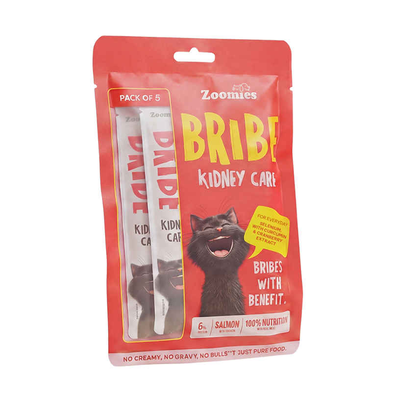 Zoomies BRIBE Cat Treats - 0% Junk, 100% Real Meat | Kidney Care Zoomies BRIBE Cat Treats - 0% Junk, 100% Real Meat | Kidney Care