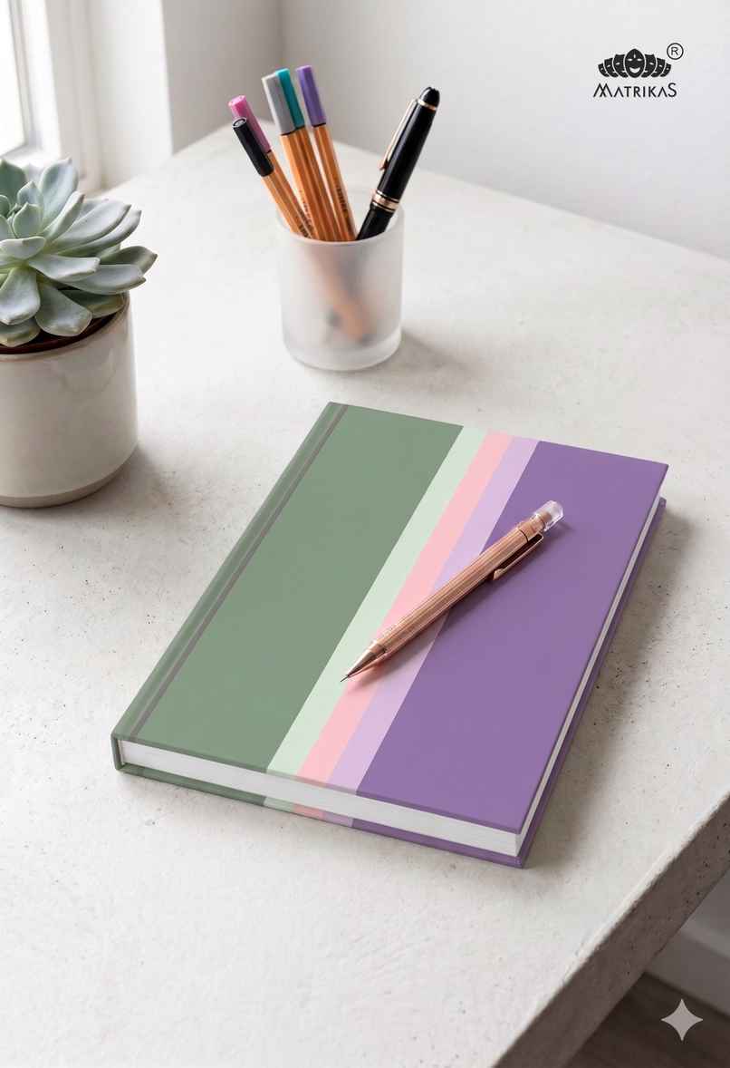 Matrikas Panache 3 Subject Notebook | Ruled|Hardbound | B5 Size | 240 Pages