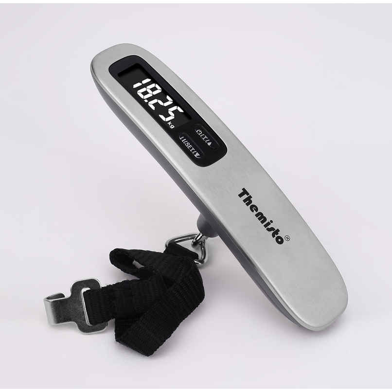 Themisto Th-Ws10 Digital Luggage Scale With Target Value Setting (50 kg) - Silver