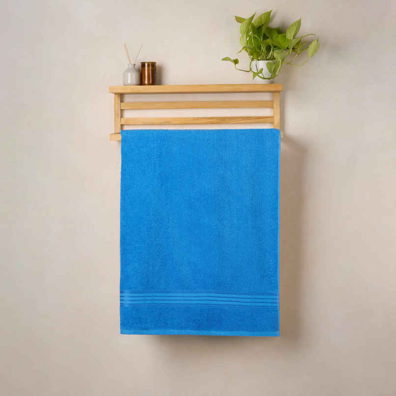 Himeya Quick Dry 380 GSM Cotton Bath Towel | Iris Blue