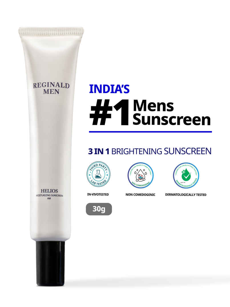 Reginald Men Sunscreen-SPF 50+ PA++++ For Tan Free And Glowing Skin