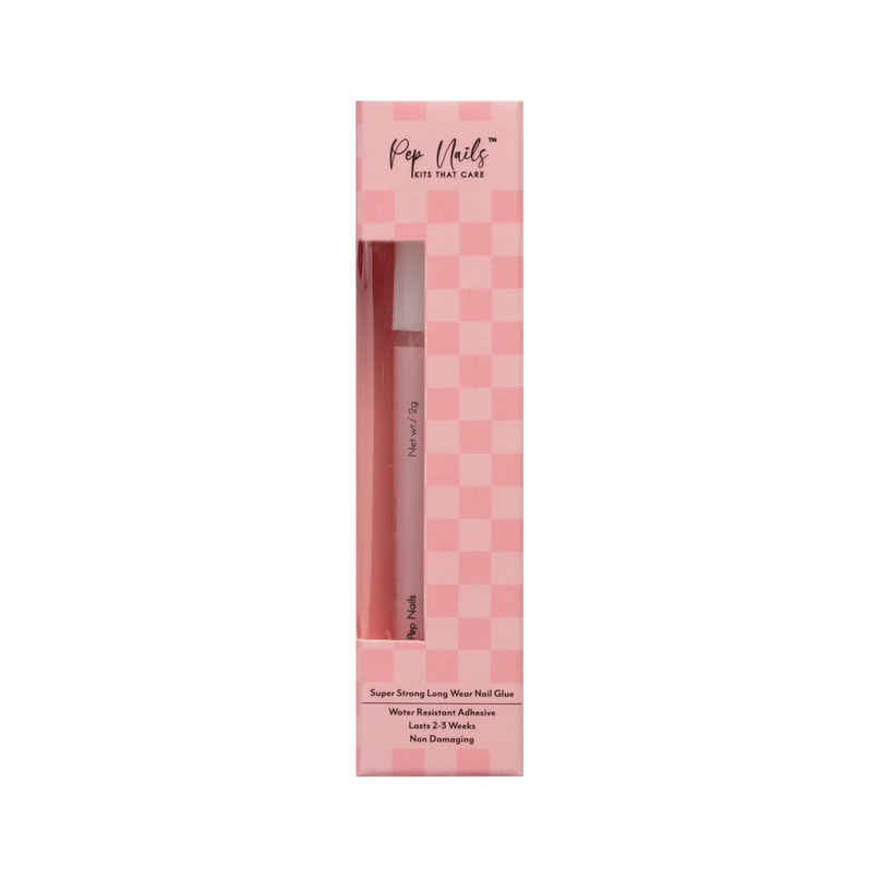 Pep Nails Super Strong Nail Glue | 2 To 3 Weeks Stay | Non Damaging | Easy To Use And Remove