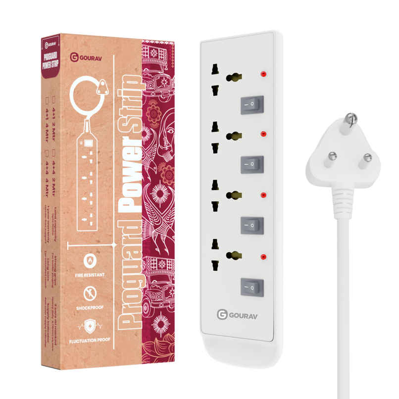 Gourav ProGuard 4 Plus 4 4 Meter Power Strip Gourav ProGuard 4 Plus 4 4 Meter Power Strip