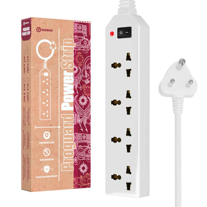 Gourav ProGuard 4 Plus 1 4 Meter Power Strip Gourav ProGuard 4 Plus 1 4 Meter Power Strip