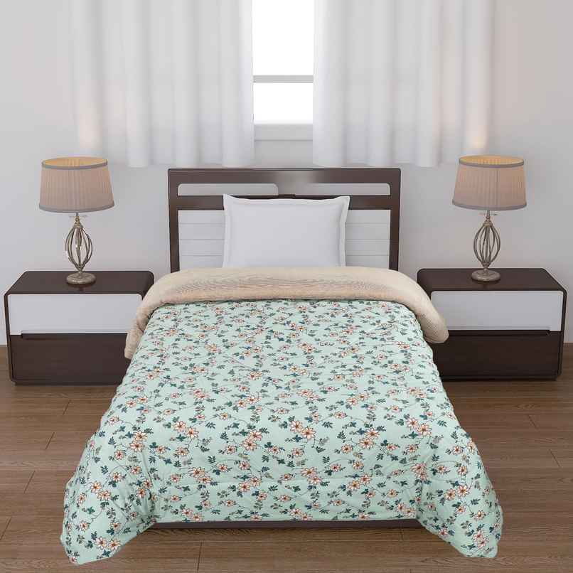 Dream Living Luxury Single Bed Comforter | 60 x 90 inch - Green