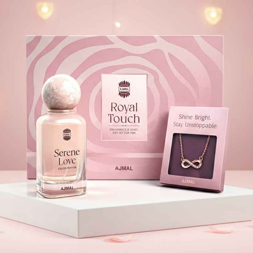 Ajmal Royal Touch Perfume Jewellery Gift Set for Her | 65 ml