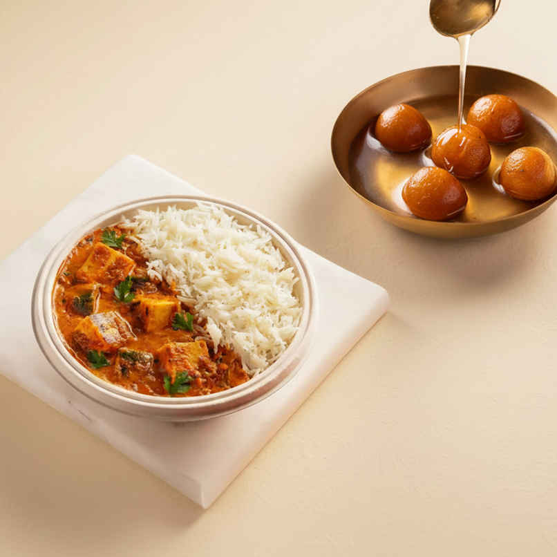 Butter Chicken & Rice + Angoori Gulab Jamun