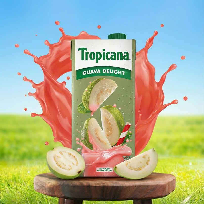 Tropicana Delight Guava Fruit Juice | Sweet & Refreshing