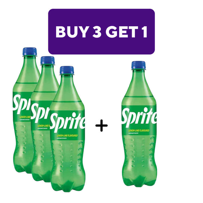 Sprite Lemon Soft Drink | Carbonated Beverage Combo