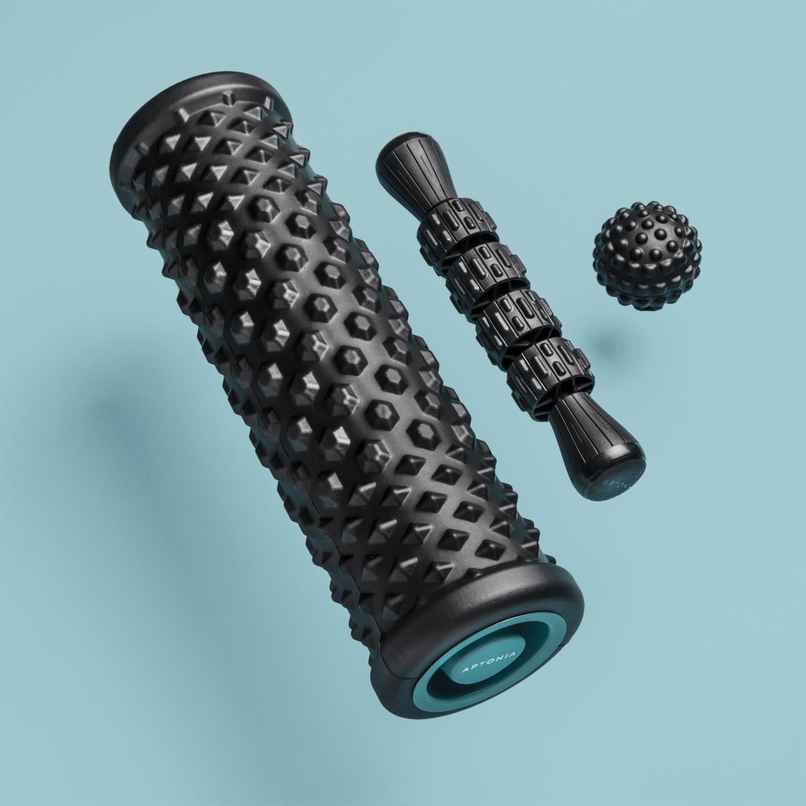 Decathlon Ball and Stick Massage Roller | Black Decathlon Ball and Stick Massage Roller | Black