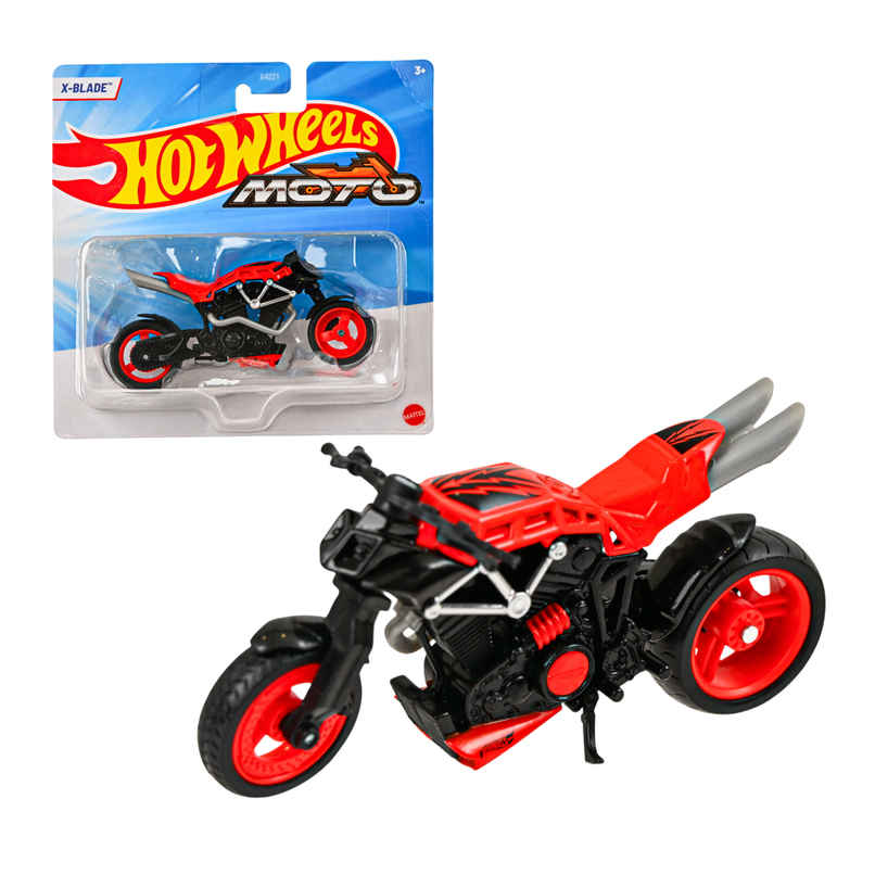 Hot Wheels 1:18 Moto 1 MOTO X BLADE 1 Toy Motorcycle for Collectors and Kids