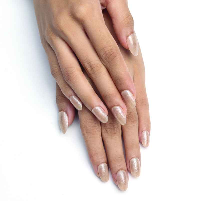 Pep Nails | Champagne | Hand Nails | Medium Round Nude | Glossy Glitter Press On Nails | 24 Tips Pep Nails | Champagne | Hand Nails | Medium Round Nude | Glossy Glitter Press On Nails | 24 Tips