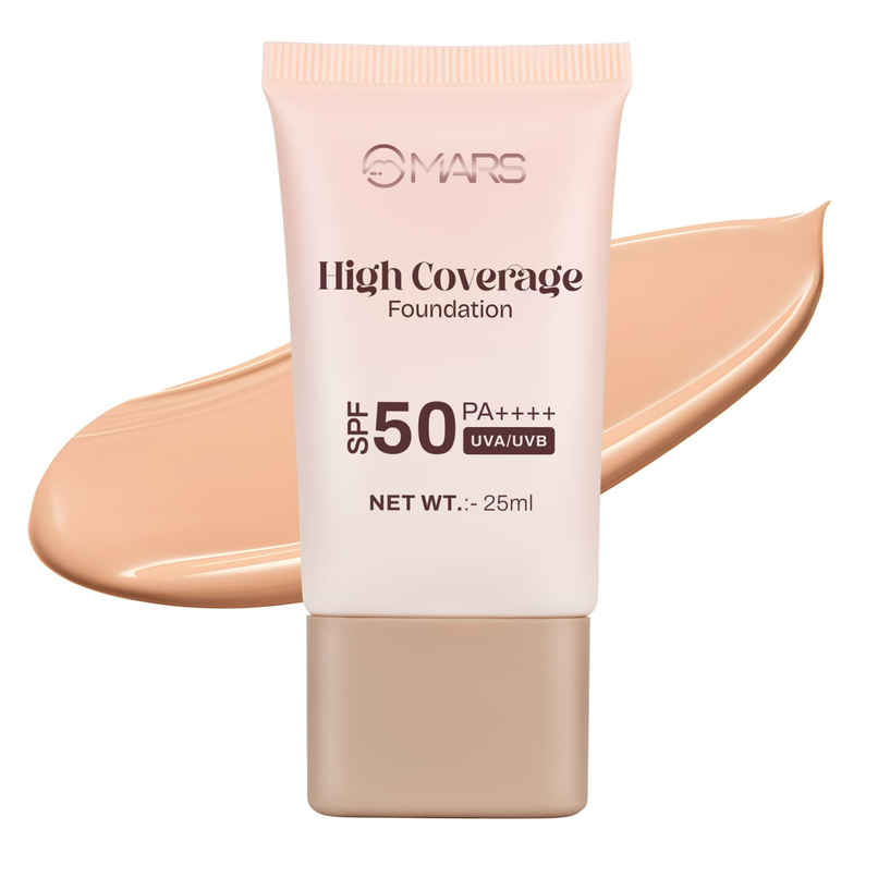MARS Cosmetics SPF50 PA++++ High Coverage Foundation | 05 SANDSTONE MARS Cosmetics SPF50 PA++++ High Coverage Foundation | 05 SANDSTONE