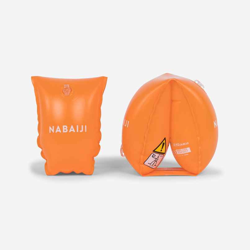 Decathlon Nabaiji Kids 11 To 30 Kg Swimming Armbands | Orange