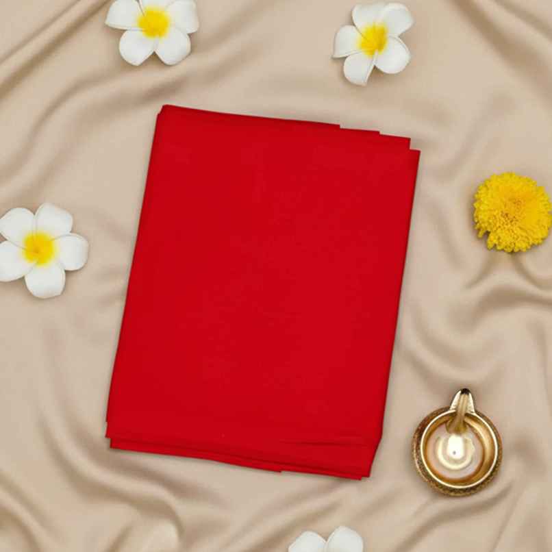 Pooja Cloth | Red | 1.25 m x 0.8 m | Jai Kashi