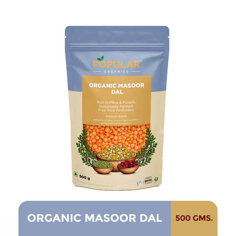 Popular Organics Masoor Dal Popular Organics Masoor Dal