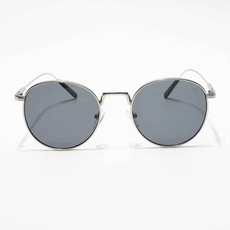 Voyage Sonic Round Sunglasses | Black & Silver | MG3051 Voyage Sonic Round Sunglasses | Black & Silver | MG3051