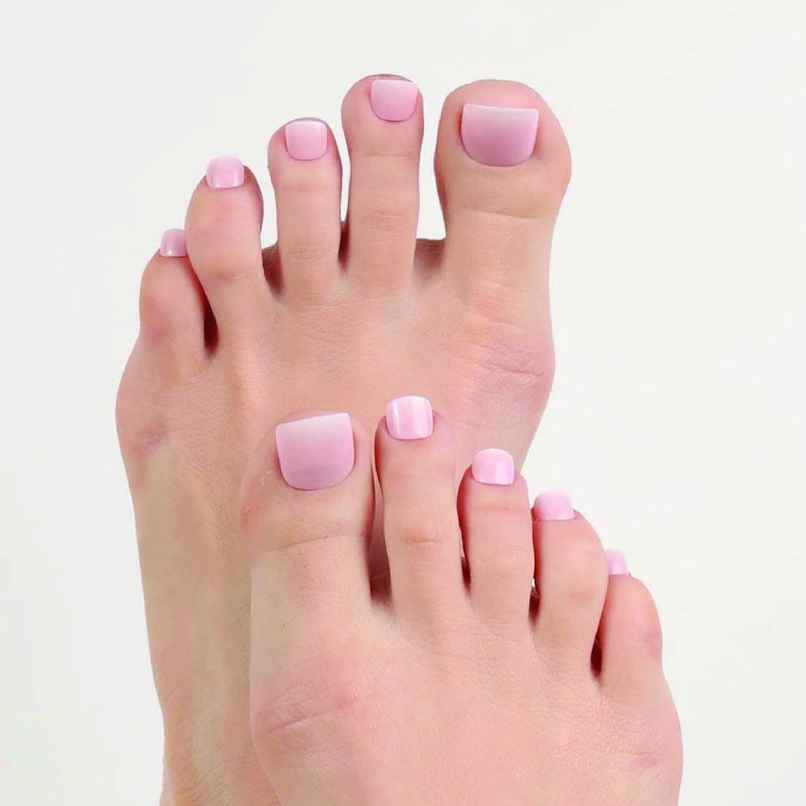 Pep Nails | Minimal | Toe Nails | Short Square Nude | Glossy Ombre Press On Nails | 24 Tips Pep Nails | Minimal | Toe Nails | Short Square Nude | Glossy Ombre Press On Nails | 24 Tips