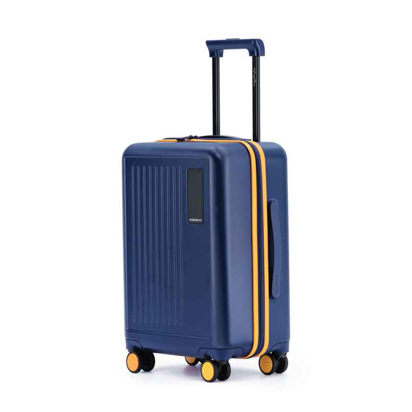 Mokobara Solid Polycarbonate 40 L Telescopic Cabin Luggage | Blue - 56 cm